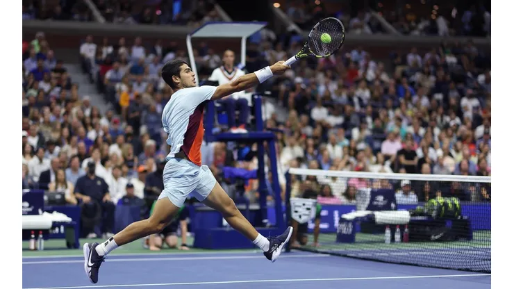 Carlos Alcaraz dio una nueva exhibición en el US Open.
