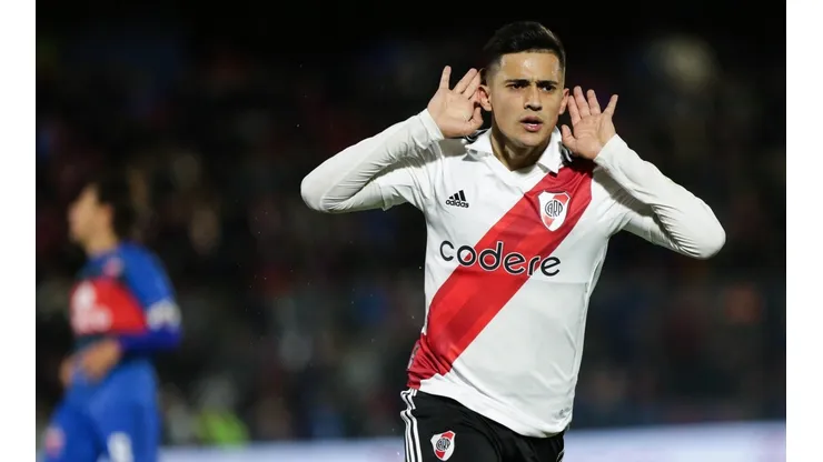 Pablo Solari quiere cumplir su sueño de anotarle a Boca Juniors en el Superclásico.
