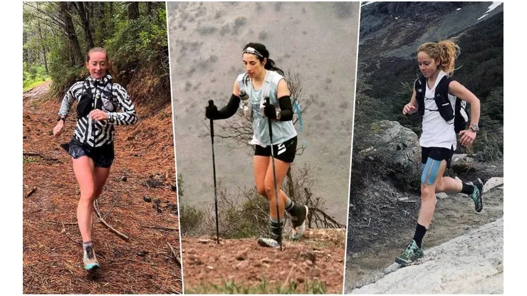 Amber Philp, Katherine Cañete y Sofía Cofré, las representantes del equipo chileno de adidas Terrex en la adidas Infinite Trails.
