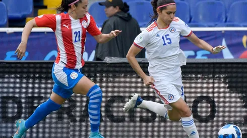 María Martínez junto a Daniela Zamora en la última Copa América Femenina.