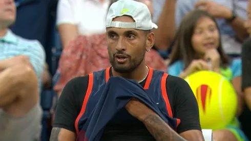 Kyrgios se enfureció sólo por un olor