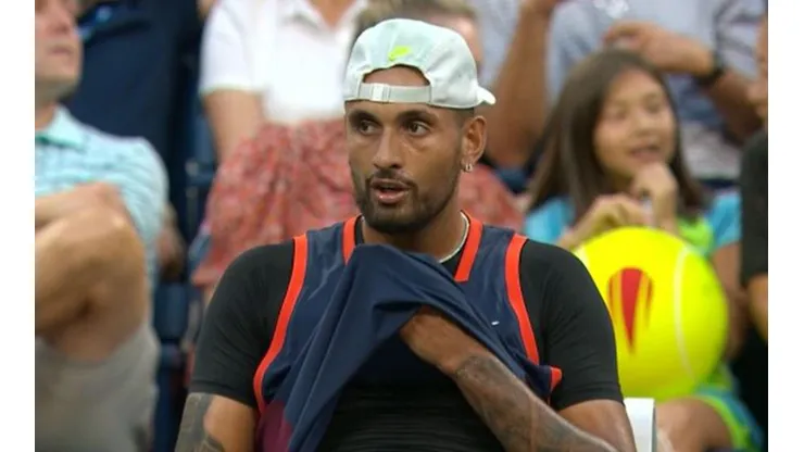 Kyrgios se enfureció sólo por un olor
