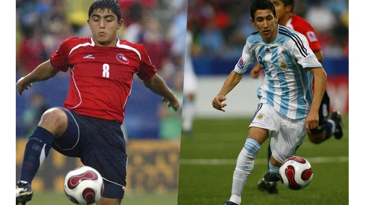 Cuando ambos eran seleccionados jóvenes de su país, Currimilla le entró con todo a la actual estrella de Juventus.