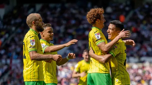 Marcelino Núñez tuvo un rol clave en la jugada que le dio el triunfo al Norwich City.