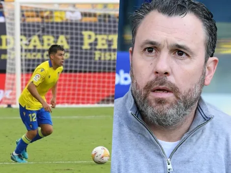 DT del Cádiz le tira las orejas a Tomi Alarcón por su expulsión