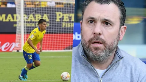 Alarcón recibió el reto de su entrenador tras irse expulsado en la derrota con Osasuna.