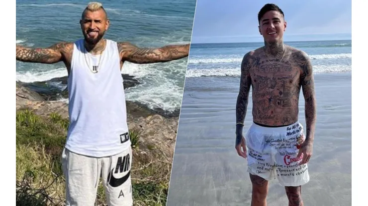 Arturo Vidal y Erick Pulgar aprovechan al máximo su paso por Brasil