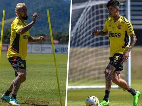 ¿Viene el debut? Pulgar y Vidal citados en Flamengo