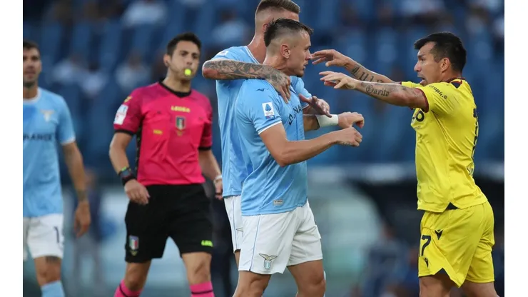 Gary Medel fue titular y disputó los 90 minutos ante Lazio.