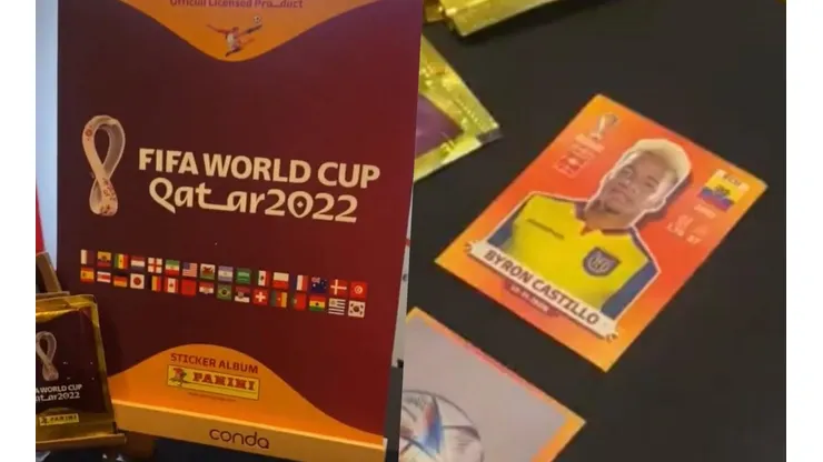 El álbum del Mundial 2022 se aproxima a salir a la venta, y Byron Castillo también tendrá su lámina.