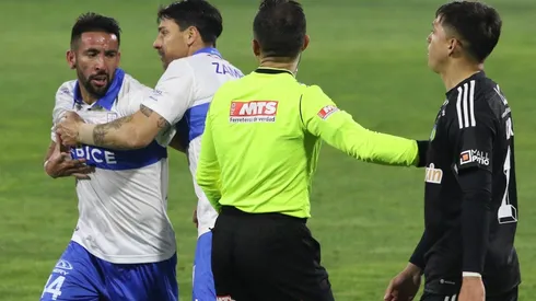 Mauricio Isla tuvo un fuerte altercado con Diego Carrasco en San Carlos.