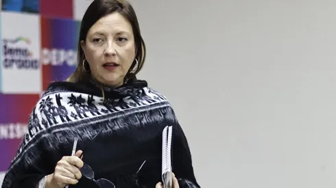 La presidente del PPD, Natalia Piergentili, apoyó el acuerdo del oficialismo.