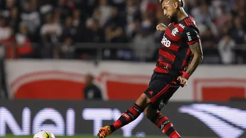 Arturo Vidal ingresó para los últimos minutos.