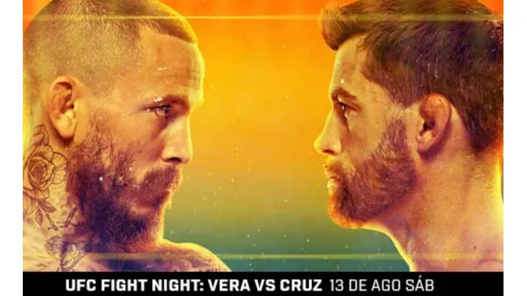Marlon Vera y Dominick Cruz chocarán en el evento central de UFC Fight Night.