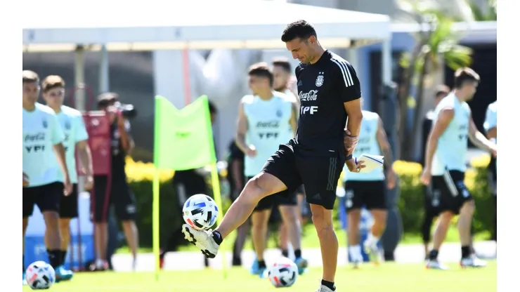 Lionel Scaloni dirige a la selección argentina desde el 2018