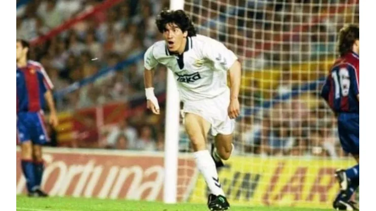 Iván Zamorano es recordado por su espectacular campaña en el Madrid.