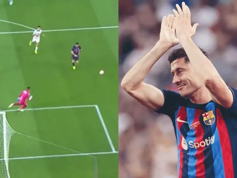 Lewy se estrena en las redes con un golazo en aplastante triunfo del Barcelona