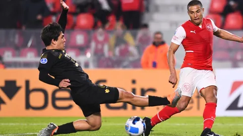 El nacionalizado chileno suma 10 goles con la camiseta de Independiente.