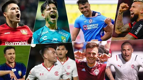 Todos los chilenos que festejaron goles desde el sábado 30 de julio hasta el martes 2 de agosto.