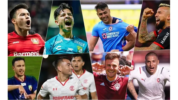 Todos los chilenos que festejaron goles desde el sábado 30 de julio hasta el martes 2 de agosto.