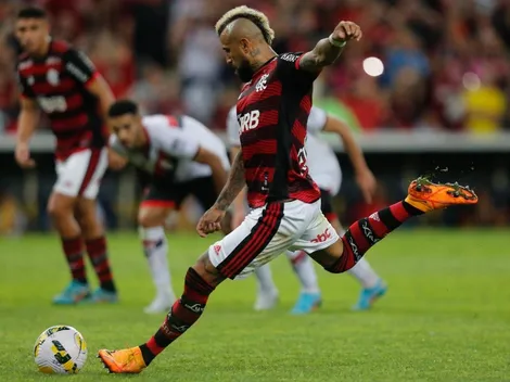 Flamengo gana con el primer gol de Vidal