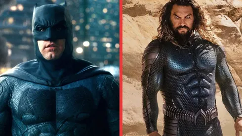 Ben Affleck interpreta a Batman desde 2016, mientras que Jason Momoa hace Aquaman desde 2017.