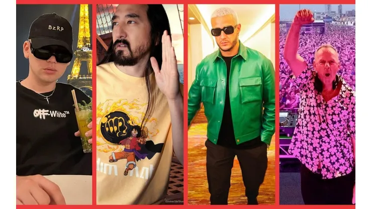Algunos de los rostros que estarán en Creamfields 2022.