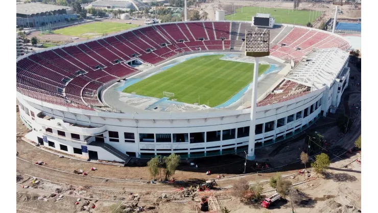 El Estadio Nacional ha estado en obras de cara a los Juegos Panamericanos 2023.