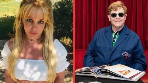 Britney Spears y Elton John.
