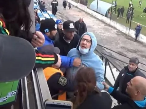 Insólito: presidente de club argentino agrede a periodista de radio