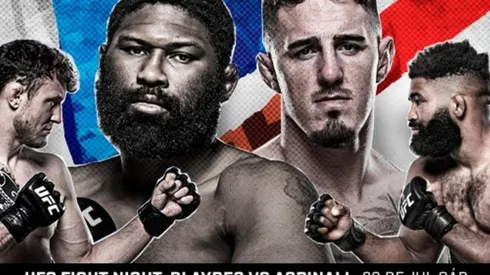 Blaydes y Aspinall chocarán en el evento central de UFC Fight Night.