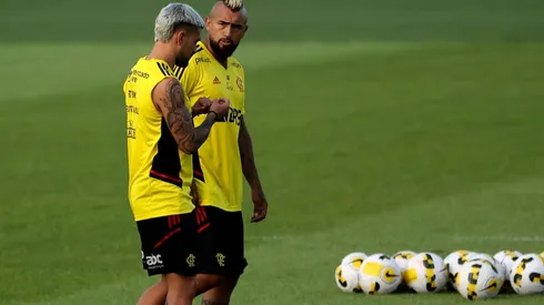 Arturo Vidal cuenta las horas para hacer su debut con Flamengo.