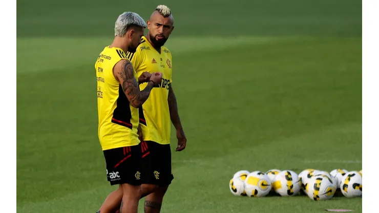 Arturo Vidal cuenta las horas para hacer su debut con Flamengo.
