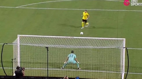 Conor Gallagher en el momento de la ejecución