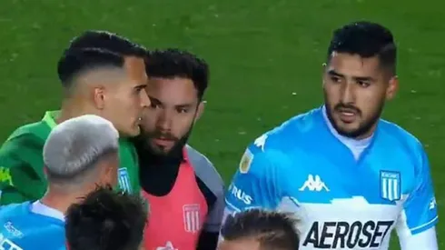 El momento en que Eugenio Mena se acerca a Copetti