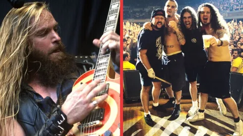 Zakk Wylde y la formación original de Pantera.