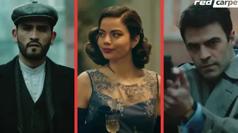 El trío de protagonistas de Hijos del Desierto, la nueva teleserie nocturna de Mega.