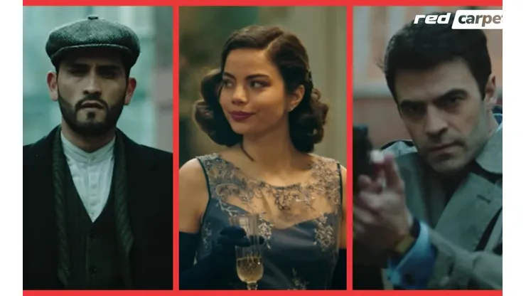 El trío de protagonistas de Hijos del Desierto, la nueva teleserie nocturna de Mega.