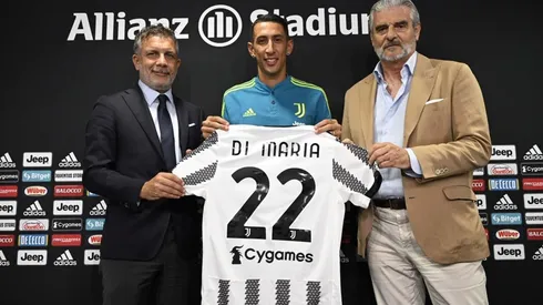 Ángel Di María usará la 22 en la Juventus