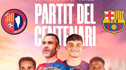 El Olot celebra su centenario con un amistoso inolvidable frente al Barcelona