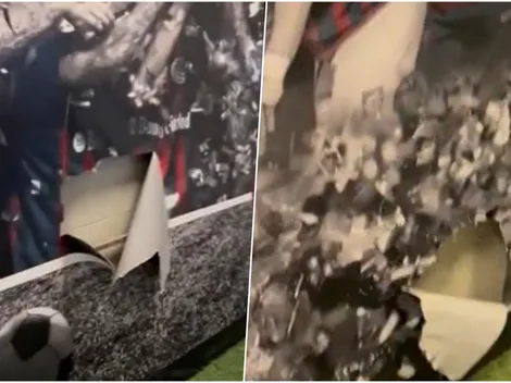 Jugadores de Boca rompieron camarín de cancha de San Lorenzo