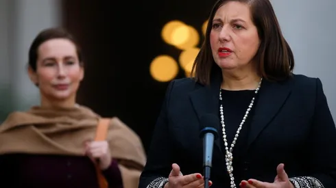 La presidenta del PS, Paulina Vodanovic, criticó al exmandatario Ricardo Lagos.