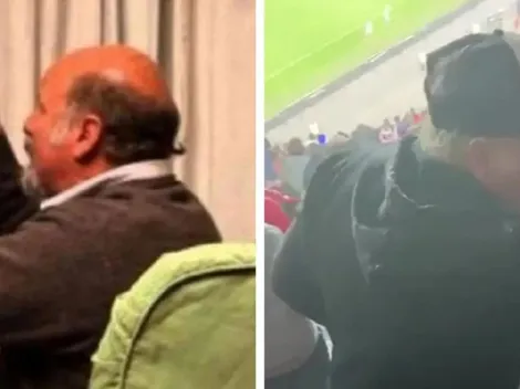 Pillan a Tano Pasman vuelto loco en el estadio contra Tobar
