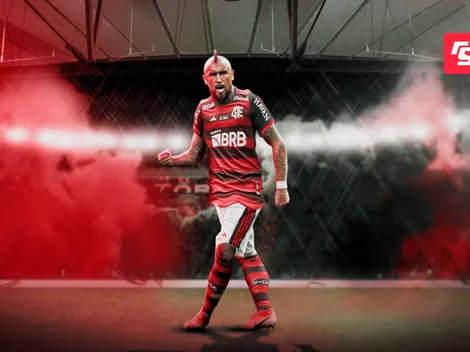 Rei Arturo en Brasil: Vidal llegó a Río para fichar por Flamengo