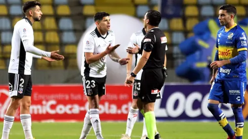 Esteban Pavez y Jeyson Rojas fueron expulsados en el empate 1-1 entre Everton de Viña del Mar y Colo Colo.