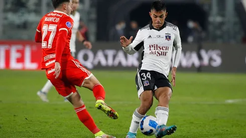 Vicente Pizarro jugó 16' en la ida entre Colo Colo e Inter de Porto Alegre: reemplazó al desgarrado César Fuentes.