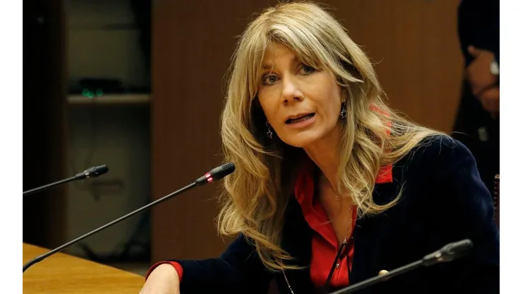 La senadora DC, Ximena Rincón, durante la dicusión de la reforma.