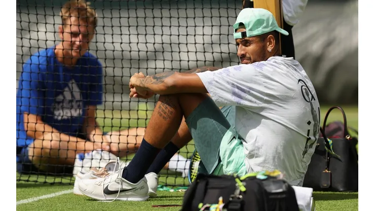 Kyrgios se prepara para enfrentar a Garin este miércoles