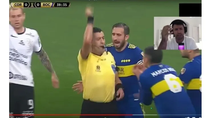 Kun Agüero explotó contra Roberto Tobar en el duelo de Boca Juniors.