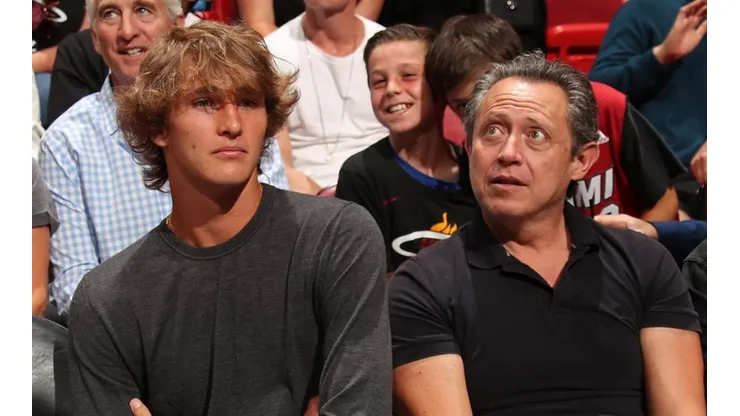 El chileno Pato Apey fue entrenador de Zverev entre 2012 y 2019.